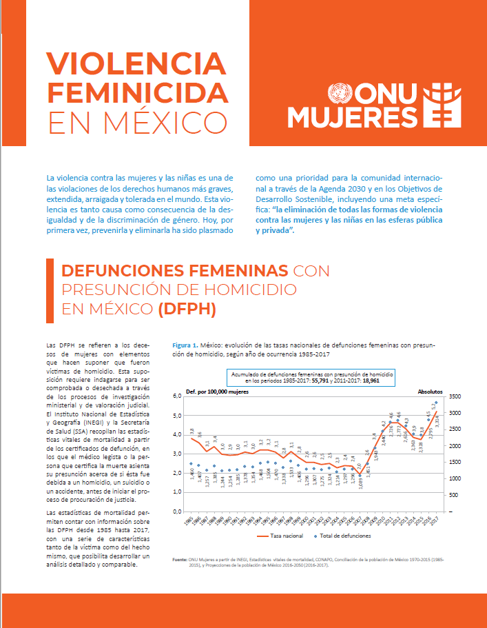 Violencia Feminicida En México Un Women 9312